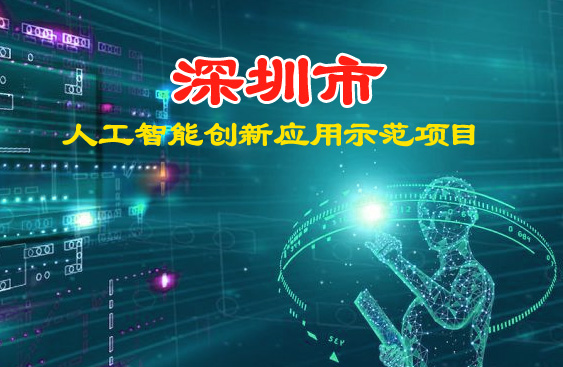 深圳市人工智能创新应用示范项目公示（第一批）